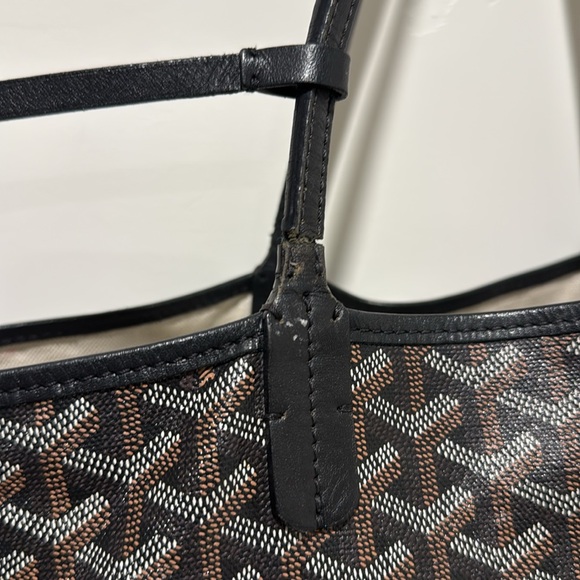 Authentic Goyard St Louis Tote PM Black - Picture 7 of 16